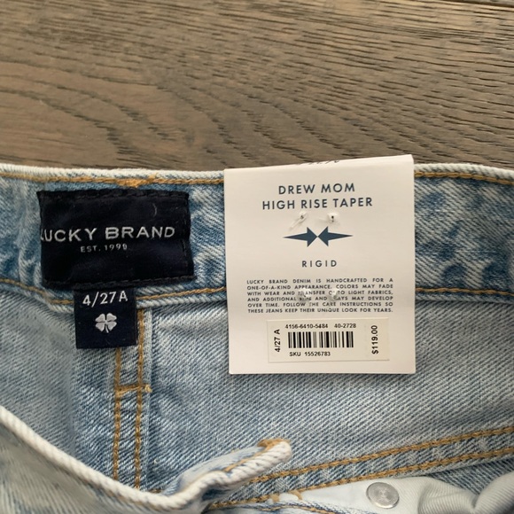 Lucky Brand High Rise Taper Jeans - Picture 7 of 7